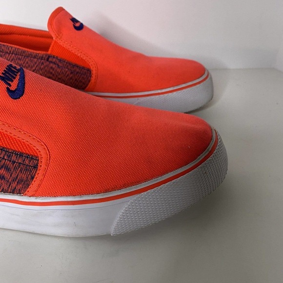 Nike Womens Toki Slip On Canvas Shoe Pink Sz 7.5 Loafer Casual - Picture 4 of 10